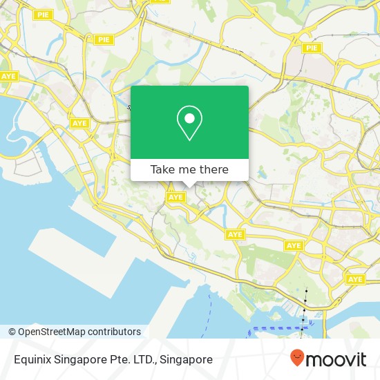Equinix Singapore Pte. LTD. map