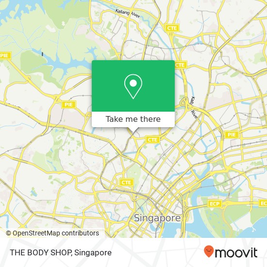 THE BODY SHOP map