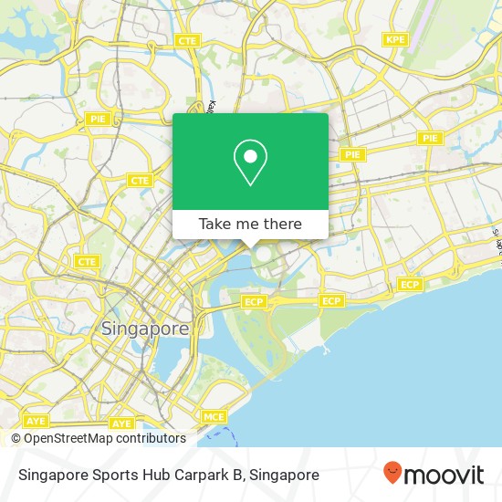 Singapore Sports Hub Carpark B map
