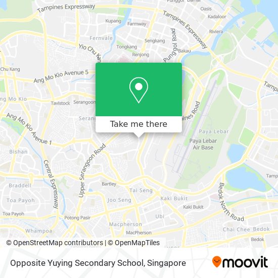 Opposite Yuying Secondary School map