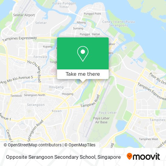 Opposite Serangoon Secondary School map