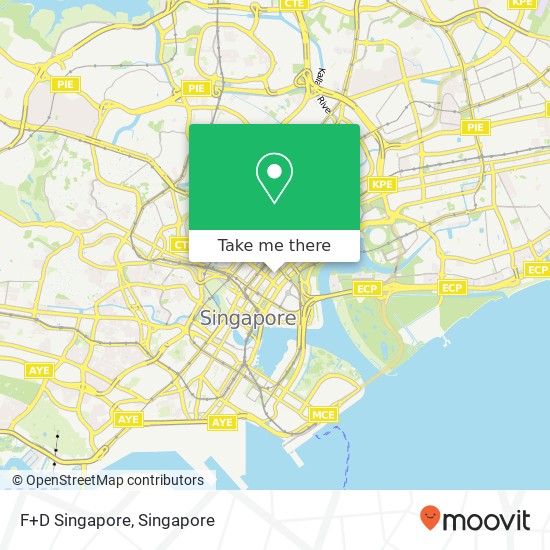 F+D Singapore map