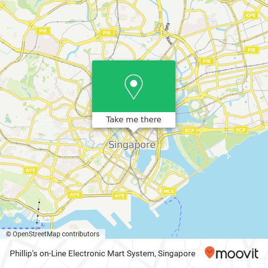 Phillip's on-Line Electronic Mart System map