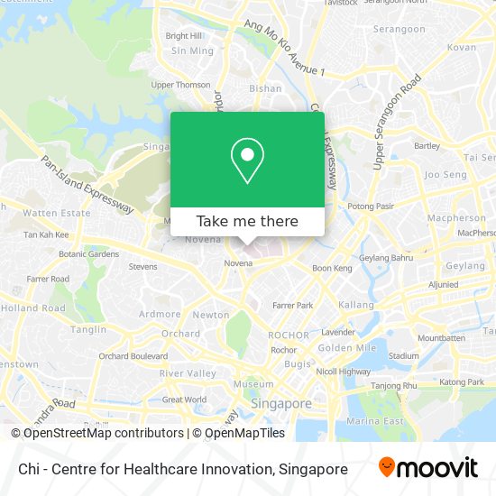 Chi - Centre for Healthcare Innovation map