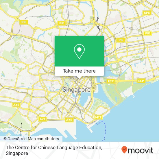 The Centre for Chinese Language Education map