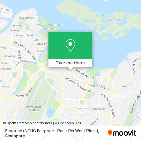 Fairprice (NTUC Fairprice - Pasir Ris West Plaza) map
