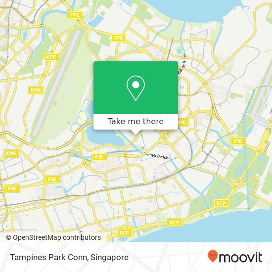 Tampines Park Conn map