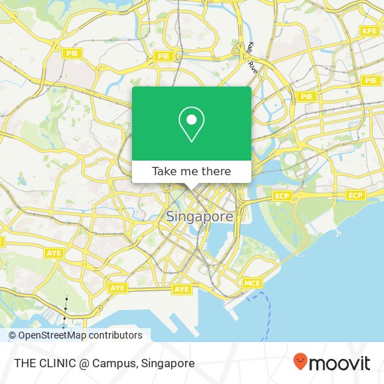THE CLINIC @ Campus map