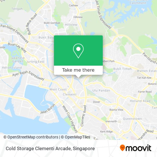 Cold Storage Clementi Arcade map