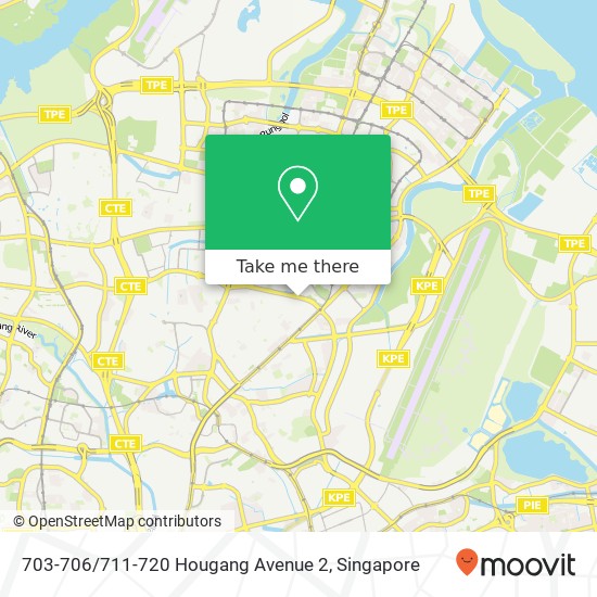 703-706 / 711-720 Hougang Avenue 2地图