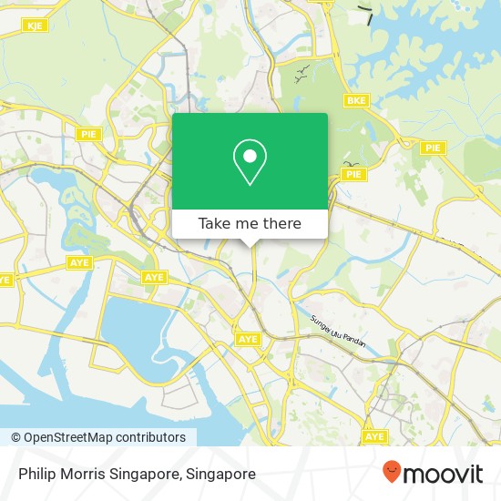 Philip Morris Singapore map