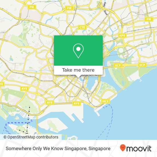 Somewhere Only We Know Singapore地图