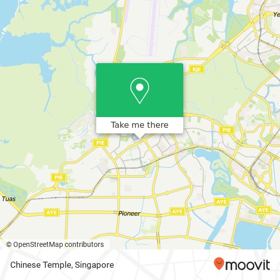 Chinese Temple map