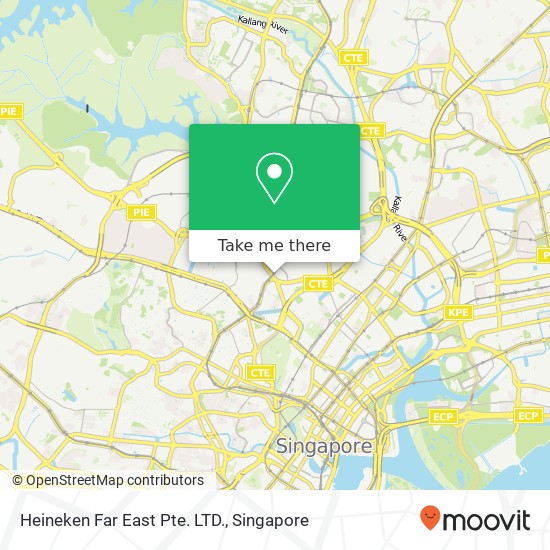 Heineken Far East Pte. LTD. map
