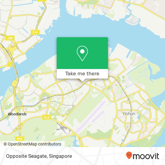 Opposite Seagate map
