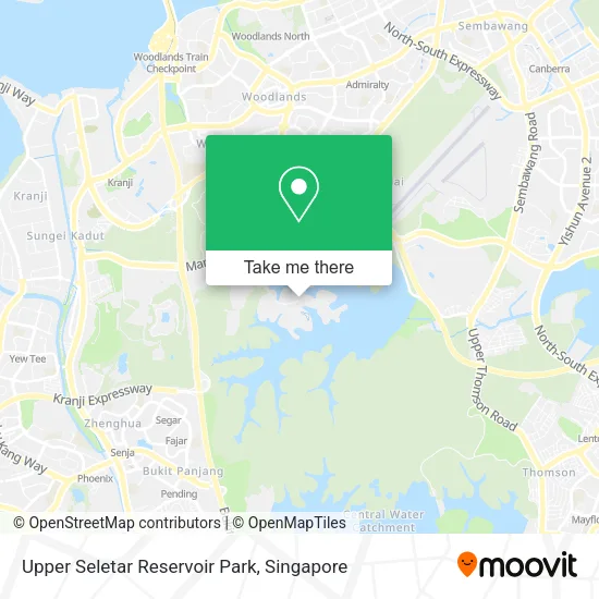 Upper Seletar Reservoir Park地图