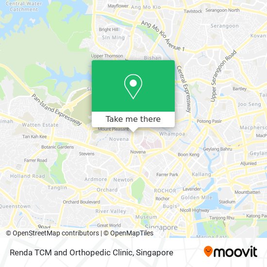 Renda TCM and Orthopedic Clinic map