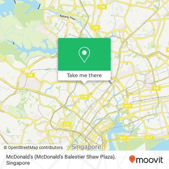 McDonald's (McDonald's Balestier Shaw Plaza) map