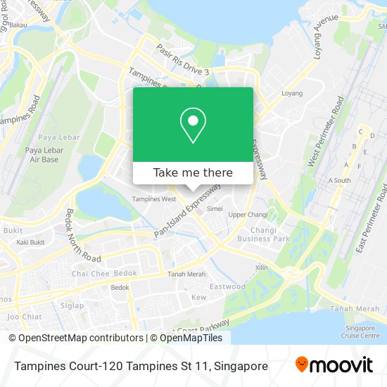 Tampines Court-120 Tampines St 11地图