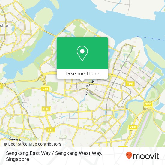 Sengkang East Way / Sengkang West Way地图