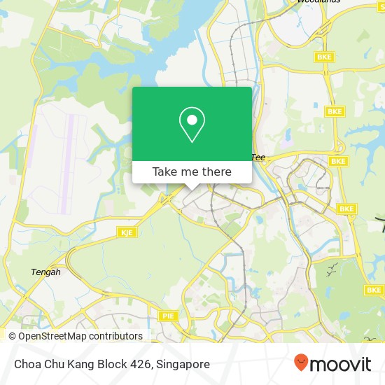 Choa Chu Kang Block 426 map
