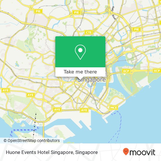 Huone Events Hotel Singapore map