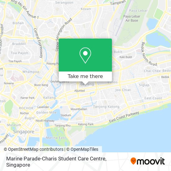 Marine Parade-Charis Student Care Centre地图