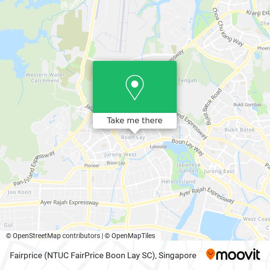 Fairprice (NTUC FairPrice Boon Lay SC) map