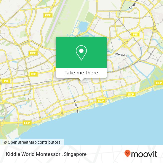Kiddie World Montessori map
