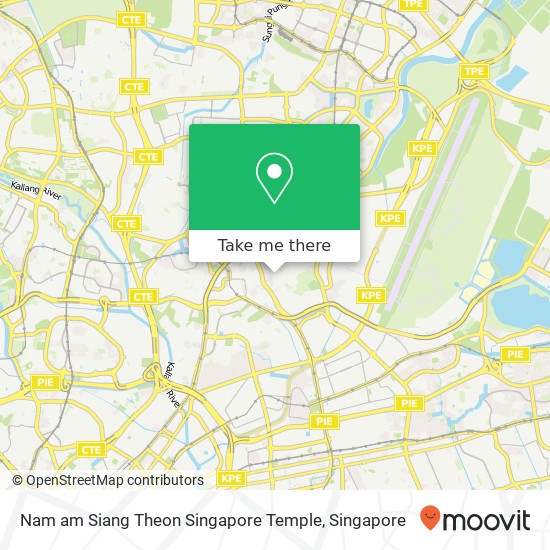 Nam am Siang Theon Singapore Temple map