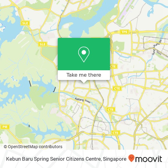 Kebun Baru Spring Senior Citizens Centre map