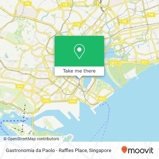 Gastronomia da Paolo - Raffles Place map