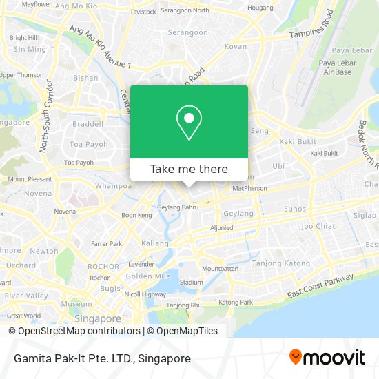 Gamita Pak-It Pte. LTD.地图