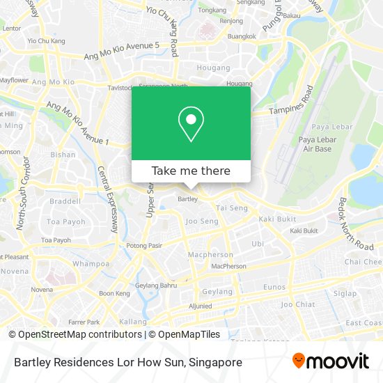 Bartley Residences Lor How Sun地图