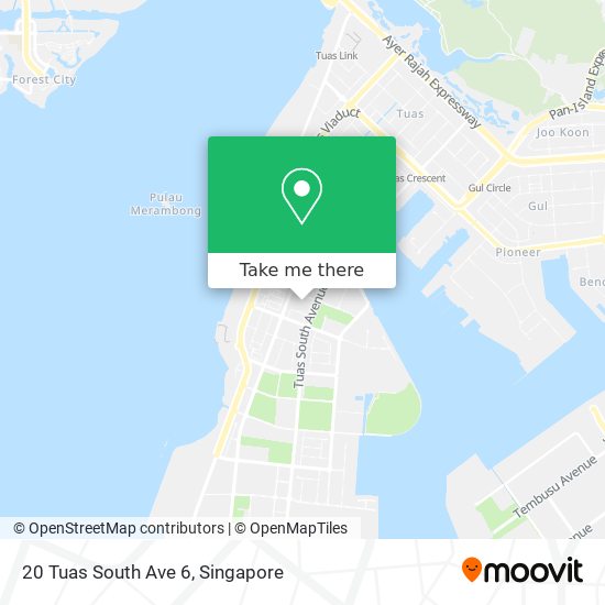 20 Tuas South Ave 6 map