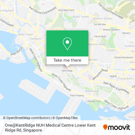 One@KentRidge NUH Medical Centre Lower Kent Ridge Rd map