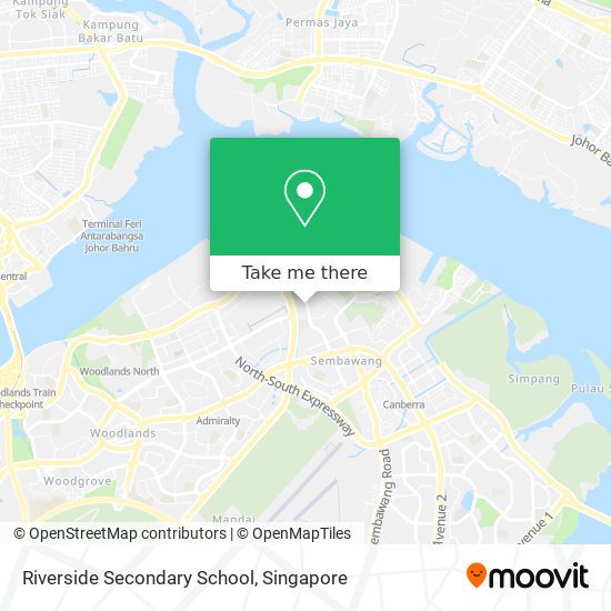Riverside Secondary School map