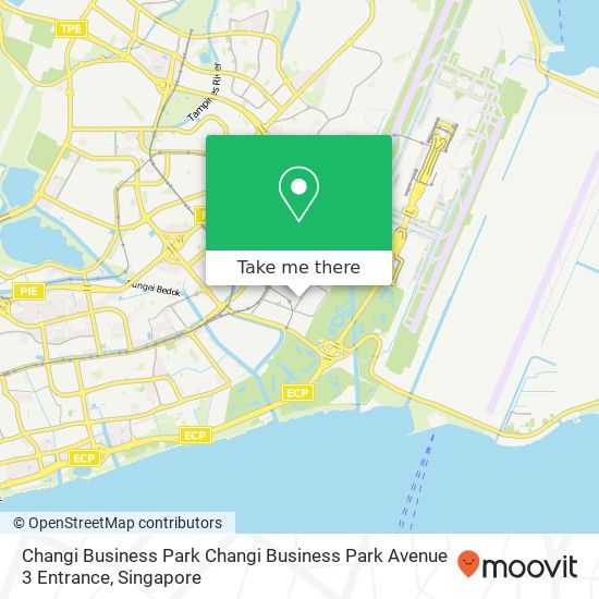 Changi Business Park Changi Business Park Avenue 3 Entrance map