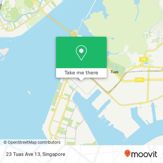 23 Tuas Ave 13 map