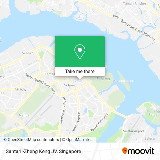 Santarli-Zheng Keng JV map