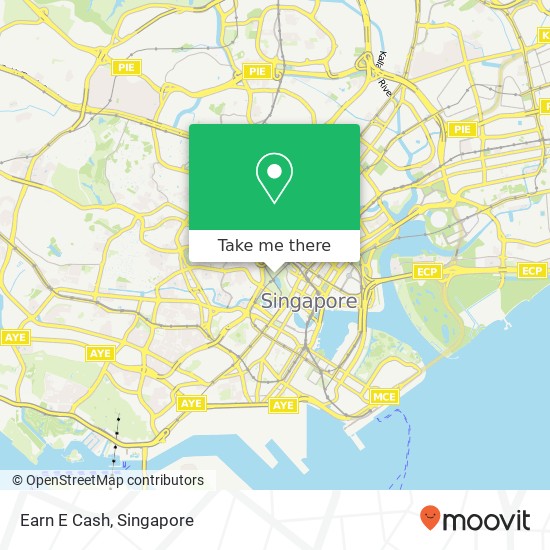 Earn E Cash map