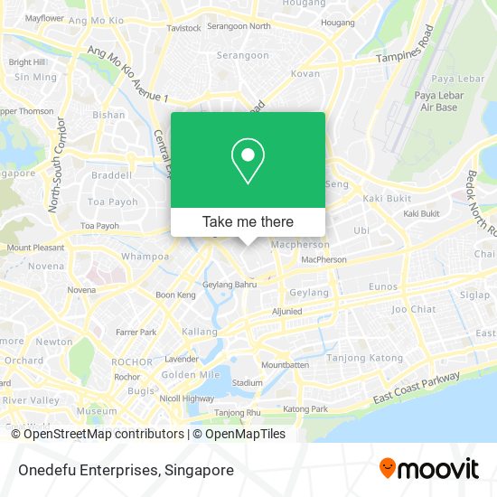 Onedefu Enterprises map