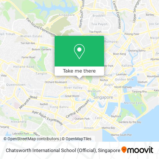 Chatsworth International School (Official) map