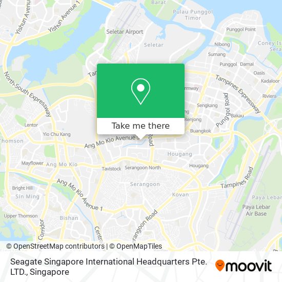 Seagate Singapore International Headquarters Pte. LTD. map