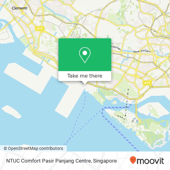 NTUC Comfort Pasir Panjang Centre map