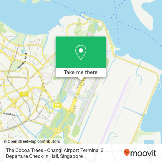 The Cocoa Trees - Changi Airport Terminal 3 Departure Check-in Hall地图