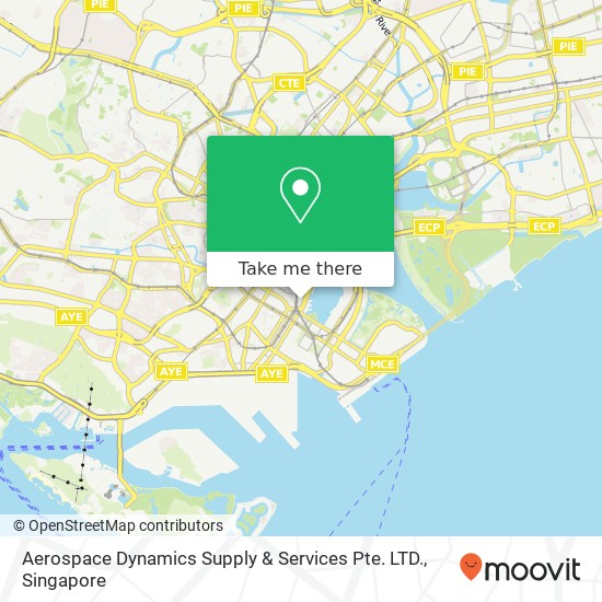 Aerospace Dynamics Supply & Services Pte. LTD. map