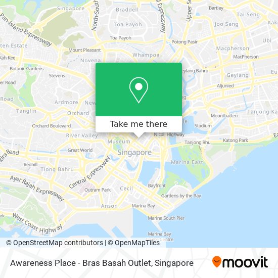 Awareness Place - Bras Basah Outlet map