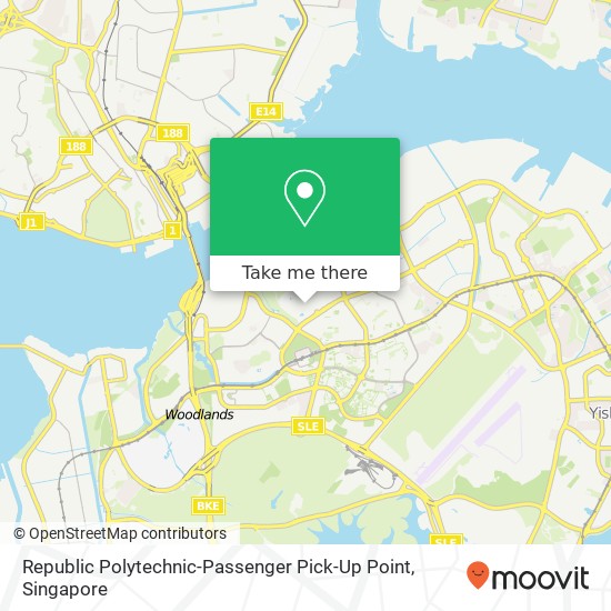 Republic Polytechnic-Passenger Pick-Up Point地图