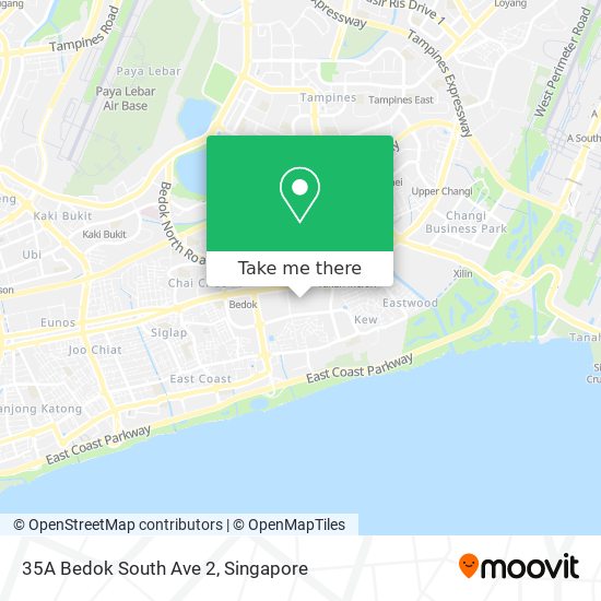 35A Bedok South Ave 2 map